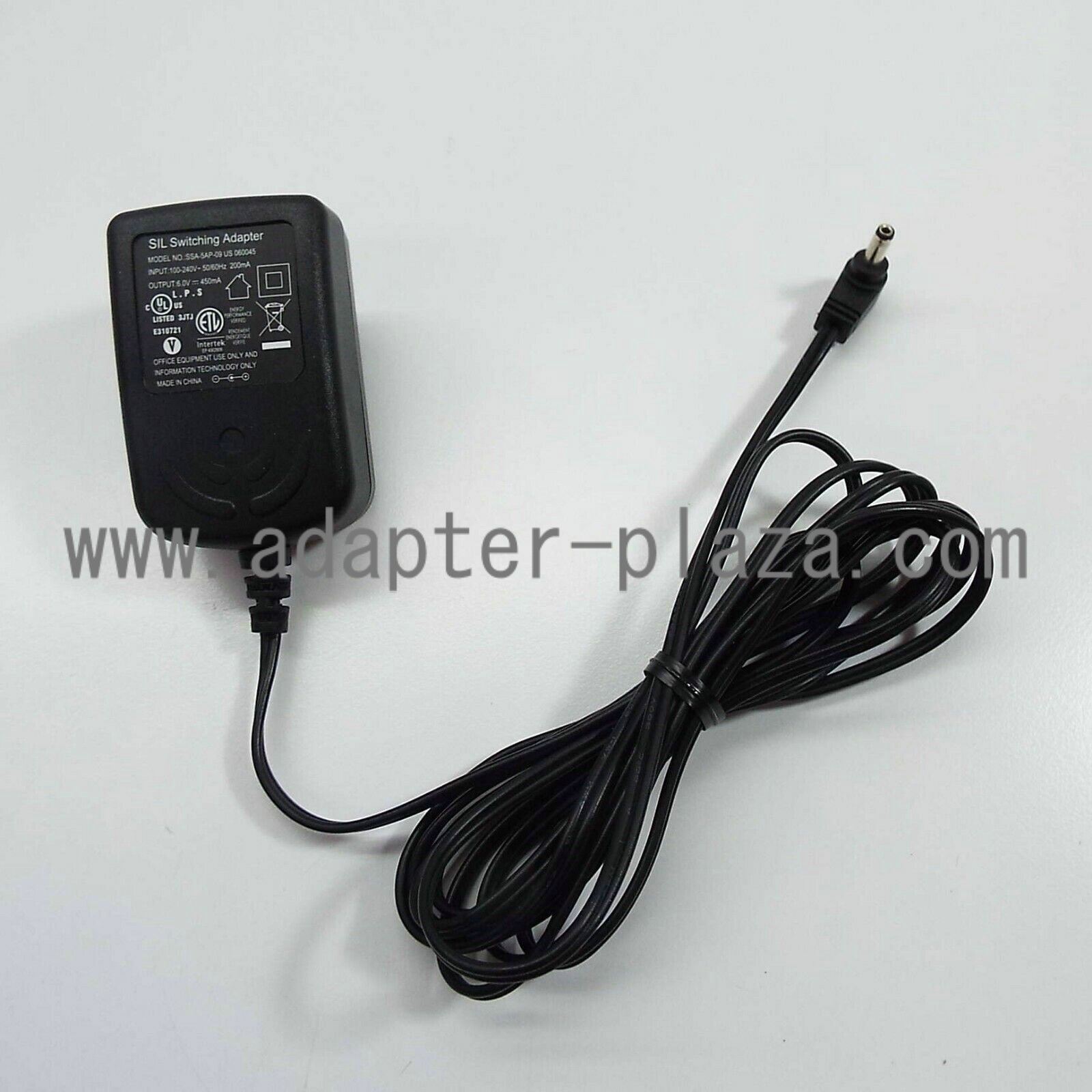 *Brand NEW* SIL SSA-5AP-09 US 060045 6.0V 450mA AC DC Adapter POWER SUPPLY